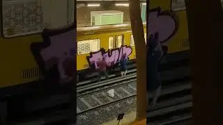 QUICK TRAIN GRAFFITI PIECE 1UP CREW 🚆