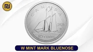 W Mint Mark Bluenose 1 Oz Silver Coin