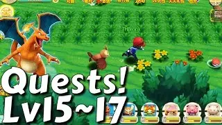 Jogando Pokémon Remake (口袋妖怪重制) - Quests do lv15 ao lv17