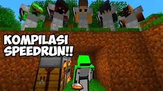 Kompilasi Shorts Gaming Real - Speedrunner Menamatkan Minecraft tapi di Kejar Hunter!!