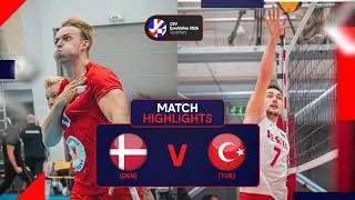 Highlights | Denmark vs. Türkiye - CEV EuroVolley 2026 | Qualification Phase M | Pool A