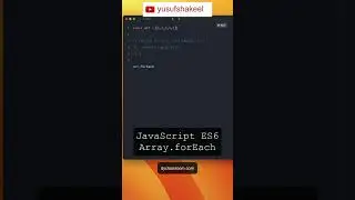 ES6 Array forEach method 