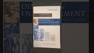 Max Horkheimer and Theodor W. Adorno's "Dialectic of Enlightenment" #Horkheimer #Books