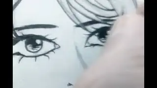 trying to draw in the car