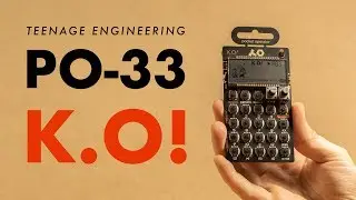 Teenage Engineering PO-33 K.O! : Portable Micro Sampler!