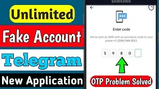 Unlimited Fake Telegram Account 2023 | Create Fake Telegram Account Without Phone Number 🚀🙊✅