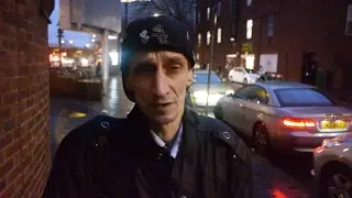 John says he has been sleeping rough in London for 15 years.