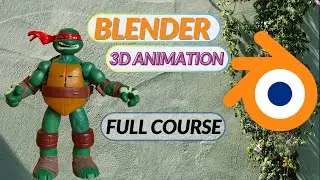 Blender Beginner Tutorials Free | Blender 3D Animation Full Course Hindi | Blender 4.0 Course 2024