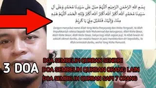 DOA MENYEMBELIH HEWAN QURBAN