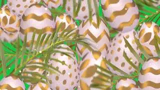 Easter transition green screen