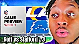 RAVENS FAN reacts to Los Angeles Rams vs. Detroit Lions | 2024 Week 1 Game Preview