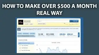 How to make over $500 a month (Real Way)