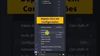 VS Code: Como remover barra fixa no topo #shorts  #programaçãoweb #vscode