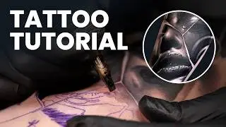 How To Create A Black And Grey Surrealism Tattoo With Clarke Dudley | Tutorial