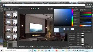 التحكم بالإنارة في الماكس  light Mix -Vray 5 .
