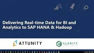Delivering Real time Data for BI and Analytics to SAP HANA & Hadoop