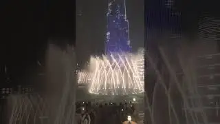 Dubai. Fountain Burj Khalifa