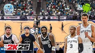 DALLAS MAVERICKS vs SAN ANTONIO SPURS NBA2K25 ROSTER