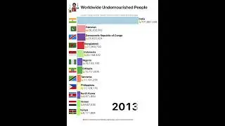 Worldwide Undernourished People (2001-2020)