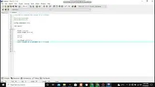 Program to find volume of a cylinder in c++​