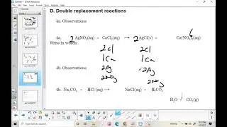 Chemistry Unit 8 Double Displacement