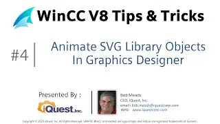 WinCC V8 Tip 4:  Animating SVG Library v2.0 Objects In Graphics Designer 🤖 