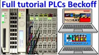 PLCs Beckoff, TwinCAT, KS2000 full tutorial in 2 hours