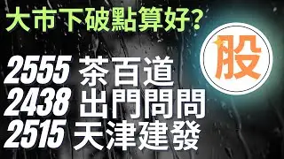 大巿下破點算好？｜2555 茶百道｜2438 出門問問｜2515 天津建發｜AI 金牌選股器｜Trading View｜股票交易策略｜股票入門教學｜技術分析｜盤路分析｜短炒教學｜ChatGPT