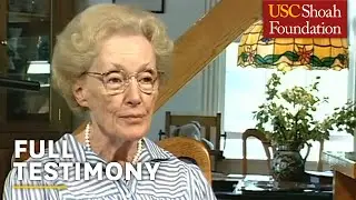 Resistance Activities During the Holocaust | Marion Pritchard | USC Shoah Foundation