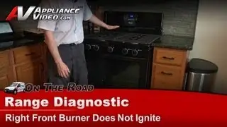 Whirlpool Stove Repair - Right Front Burner Does Not Ignite - Wire Harness