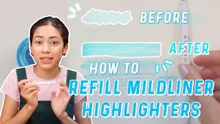 How to Refill Old Mildliners Using No Moto Inks!