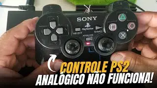 CONTROLE PS2 - ANALÓGICO NÃO FUNCIONA! RESOLVIDO.