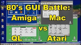 Amiga vs Mac vs Atari vs QL: Battle for the Best GUI of the 80's - #AMayGA