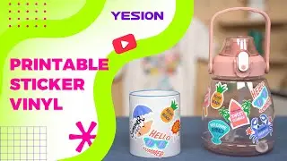How To Use Yesion Printable Sticker Vinyl Sheet?