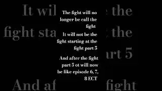 important news about the fight part 5 and up