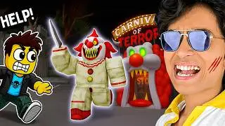 I Got Stuck in CARNIVAL OF TERROR😱 Roblox Pennywise!