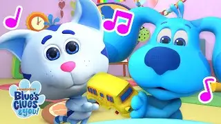 The Wheels on the Bus! w/ Blue! + More Nursery Rhymes & Kids Songs | Blue's Clues & You!