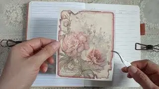 [A Page at a Time #262] decorate a journal with me