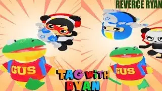 TAG WITH RYAN-RED TITAN RYAN WITH ROCKET IN REVERSE MODE !!!!