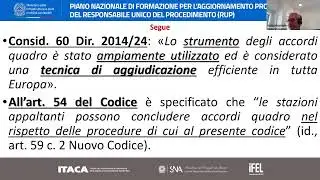 31/05/2023 - Gli Accordi Quadro Convenzioni e i contratti esecutivi Natura giuridica Avv. Martinelli