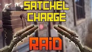 Double Barrel and Satchel Charge Raid - Rust