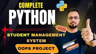 Student Management System Project in Python | OOP + CLI Menu App