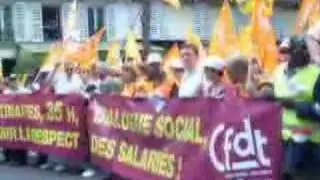 MANIFESTATION POUR LES RETRAITES ET 35 H