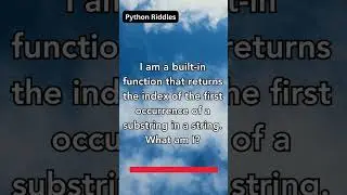 Python Riddle || Part-25 || I'M MIZAN 