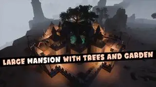 Large Mansion with Trees and Garden | Conan Exiles