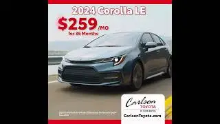 Carlson Toyota Corolla September 2024 Square
