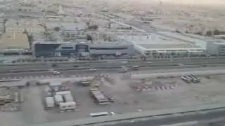 Landing to Doha international airport 2014