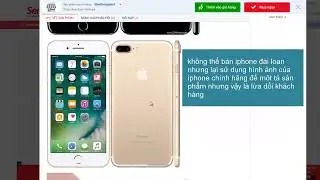 SENDO bán hàng nhái như hàng thật
