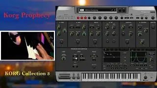 KORG Collection 3 / VST Korg Prophecy SOLO SYNTHESIZER / Factory Pressets /  Studio Sound Demo