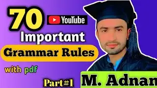 70 English Grammar Rules | English grammar rules
